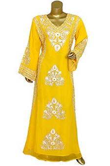 Modern Islamic Arabic Kaftan Dress For Weddin Gown Party Wear Dress