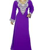 Royal Moroccan Beautiful Zari Work Jilbab Jalabiya Kaftan Dress