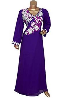 Eleagnt Modern Arabic Kaftan Dress For Women Wedding Gown