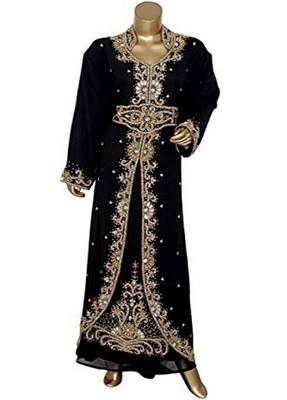 Modern Islamic Arabic Kaftan Dress For Weddin Gown Party Wear Dress 1