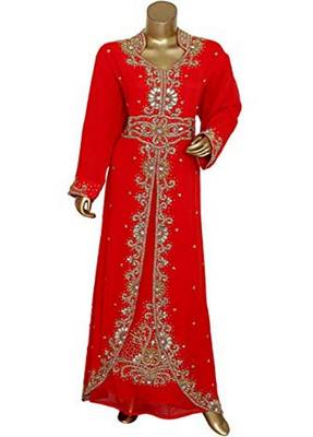  Moroccan Kaftan Islamic Moroccan Jalabiya Dress 1