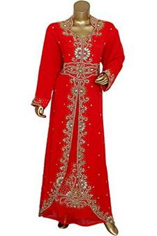  Moroccan Kaftan Islamic Moroccan Jalabiya Dress