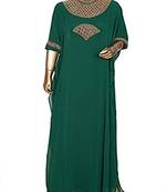 Royal Moroccan Beautiful Zari Work Jilbab Jalabiya Kaftan Dress