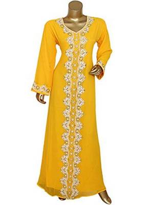 Modern Islamic Arabic Kaftan Dress For Weddin Gown Party Wear Dress 1