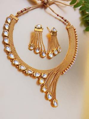 Copper Designer Wedding Necklace Set 1