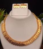 Alloy Temple Jewellery Necklace Set