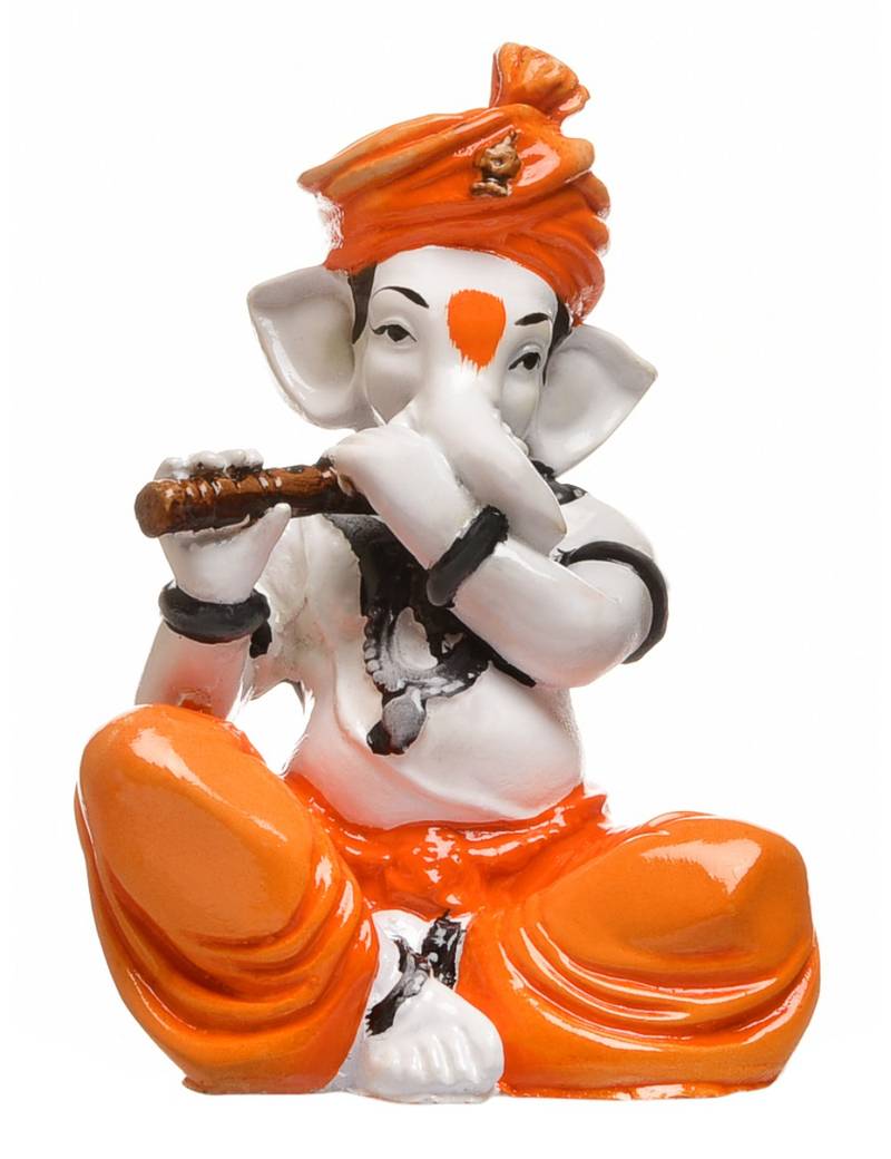 Clickshop9 Music Dance Instrument Ganesha Statue Decor Gifts