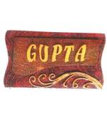 Karigaari India Wooden Name Plate I Customized Name Plate I Door Signs I Door Boards I Name Board for House