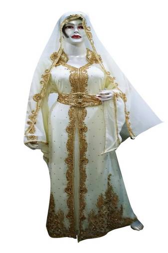 New Modern Moroccan Arabic Eid Kaftan Dress For Women Gown