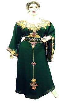 Modern Islamic Arabic Kaftan Dress For Weddin Gown Party Wear Dress