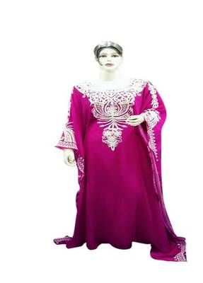 Gandura Moroccan Arabic Traditional Party Thobe Kaftan 2