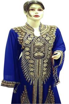 Beautiful Moroccan Islamic Wedding Gown Party Wear Gown For Women