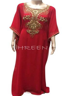 Morocan Arabic Islamic Kaftan Dress 1