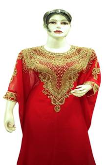 Modern Islamic Arabic Kaftan Dress For Weddin Gown Party Wear Dress