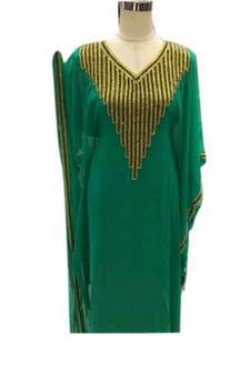 Royal Moroccan Beautiful Zari Work Jilbab Jalabiya Kaftan Dress
