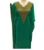 Royal Moroccan Beautiful Zari Work Jilbab Jalabiya Kaftan Dress