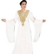 Eleagnt Modern Arabic Kaftan Dress For Women Wedding Gown