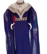 Royal Moroccan Beautiful Zari Work Jilbab Jalabiya Kaftan Dress