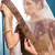 Brown Embroidered Satin Semi Stitched Bridal lehenga