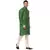 Green Plain Raw Silk Kurta Pajama
