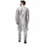 Grey Plain Raw Silk Kurta Pajama