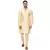 Beige Plain Raw Silk Kurta Pajama