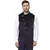 Blue Plain Velvet Nehru Jacket