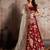Marvellous Maroon Zari And Sequins Embroidered Semi Velvet Semi Stitched lehenga choli for wedding