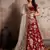 Marvellous Maroon Zari And Sequins Embroidered Semi Velvet Semi Stitched lehenga choli for wedding