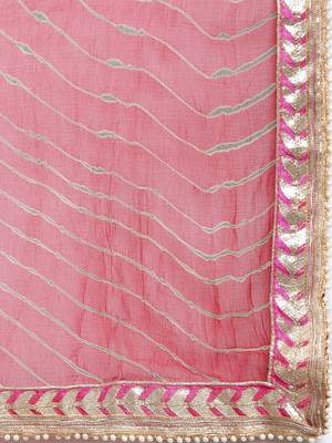   Red woven faux georgette saree with blouse 5