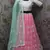 Pink Dori, Sequins Embroidered with Mirror work Net Semi Stitched bridal lehenga