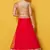 Red Zari and Sequins Embroidered Art Silk Semi Stitched bridal lehenga
