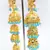ETHNIC LONG Jadau PEARL FIROZA STUD JHUMKI EARRING