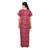 Pink colour Abstract Design Printed Square Neck Poly Cotton Nighty For Ladies Nightwear
