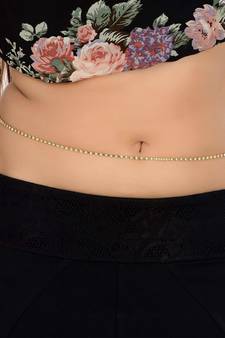 Designer Diamond Stone Golden Waist Belt Kamarbandh Kamarpatta Belly Hips Chain