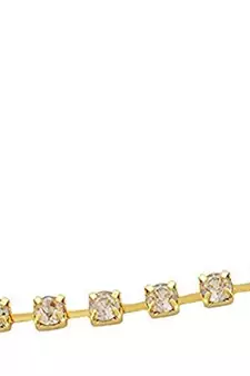 Designer Diamond Stone Golden Waist Belt Kamarbandh Kamarpatta Belly Hips Chain