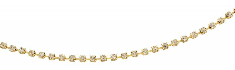 Designer Diamond Stone Golden Waist Belt Kamarbandh Kamarpatta Belly Hips Chain
