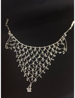 Designer Diamond Stone Silver Waist Belt Saree Challa Kamarbandh Kamarpatta Belly Hips Chain 2