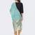 Green Cotton Woven Dupatta for women