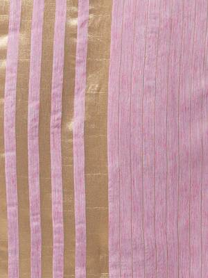 Pink Cotton Woven Dupatta for women 5