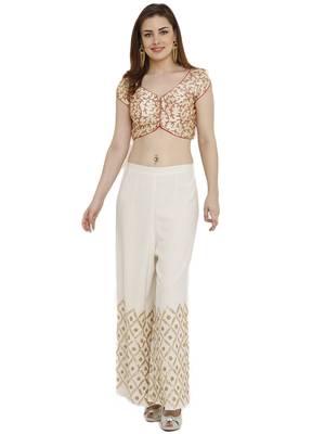 Gold Dupion Silk Readymade Padded Blouse 5