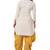 White & Gold Pure Cotton Printed Unstitched Patiyala Suit With Zari Border