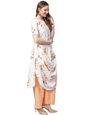 White printed crepe kurtas-and-kurtis 5