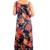 IMJI Nightwear Bridal Style Multicolour Printed Satin Nighty With Robe For Women Size S & L