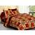 Rudra Rajasthani Bedsheets 100% Cotton Comfort Rajasthani Jaipuri Traditional Double Bedsheets with 2 Pillow Cover