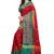 Red Plain Cotton Silk Saree With Blouse