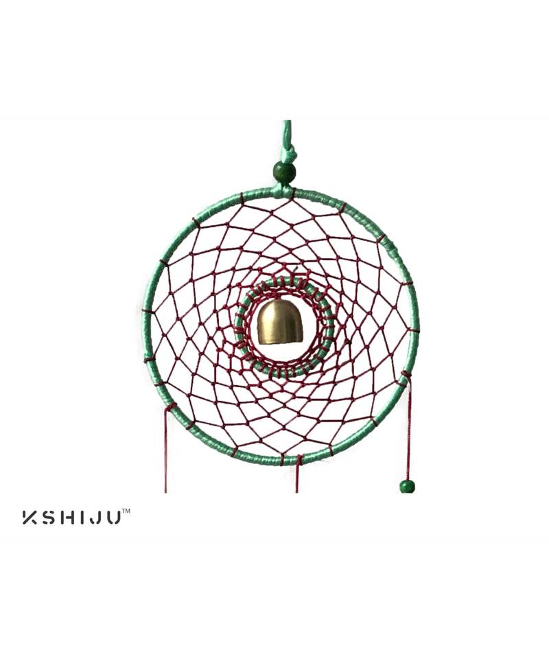 Kshiju multicolor handmade wind chime dream catcher wall art, spiritual, boho wall decor