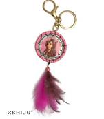 print fairy of the night lady onyx majestic bird of legend dream catcher lucky charm key chain keyring handbag charm