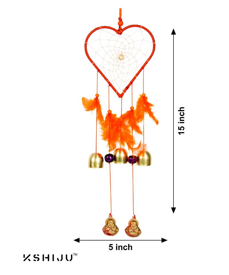 Kshiju's heart shape dreamcatcher honey 5*15" inch wall hangings home decor nursery decor