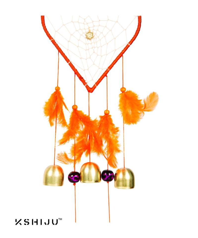 Kshiju's heart shape dreamcatcher honey 5*15" inch wall hangings home decor nursery decor